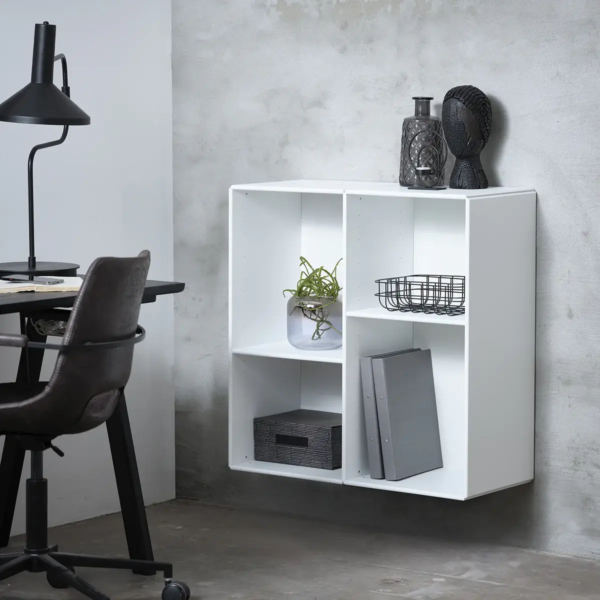 Atlanta vægreol - Hvid