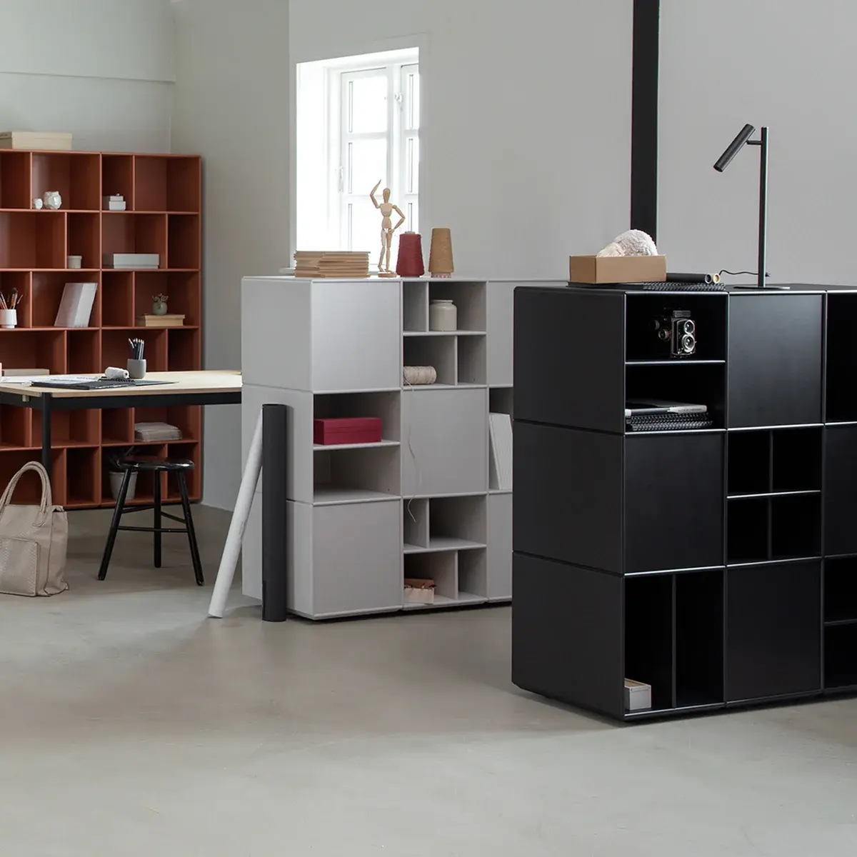 Houston rumdeler - Sort