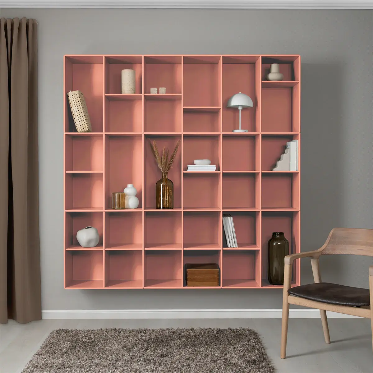 Memphis vægreol - Peach