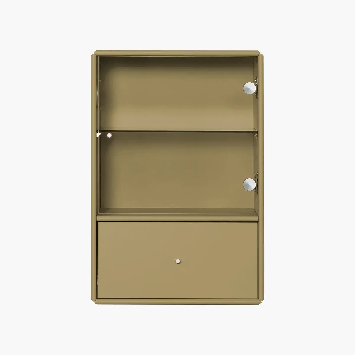 Sunrise Vitrineskab - Olive