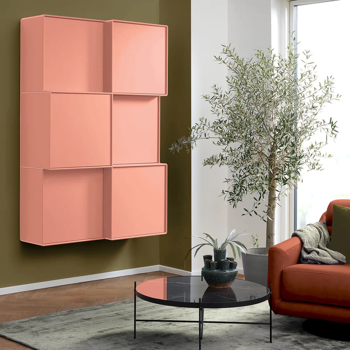 Dallas skap - Peach