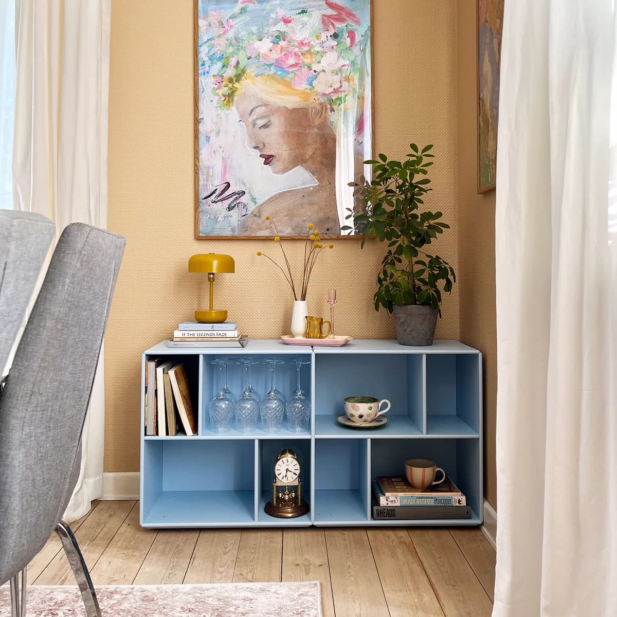 Palm Springs reol - Himalayan Blue